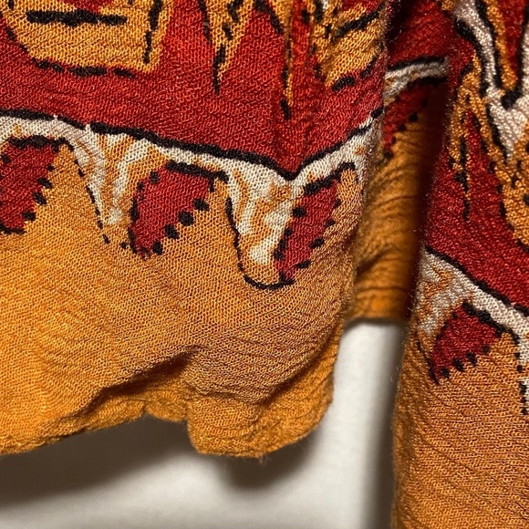 Audrey 3 +1 Dress Womens Size Small Boho Hippie Autumn Flowy - Picture 6 of 8